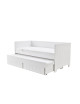 Pinio Calmo Łóżko DAYBED 200X90 Białe