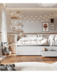 Pinio Calmo Łóżko DAYBED 200X90 Białe