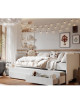 Pinio Calmo Łóżko DAYBED 200X90 Białe