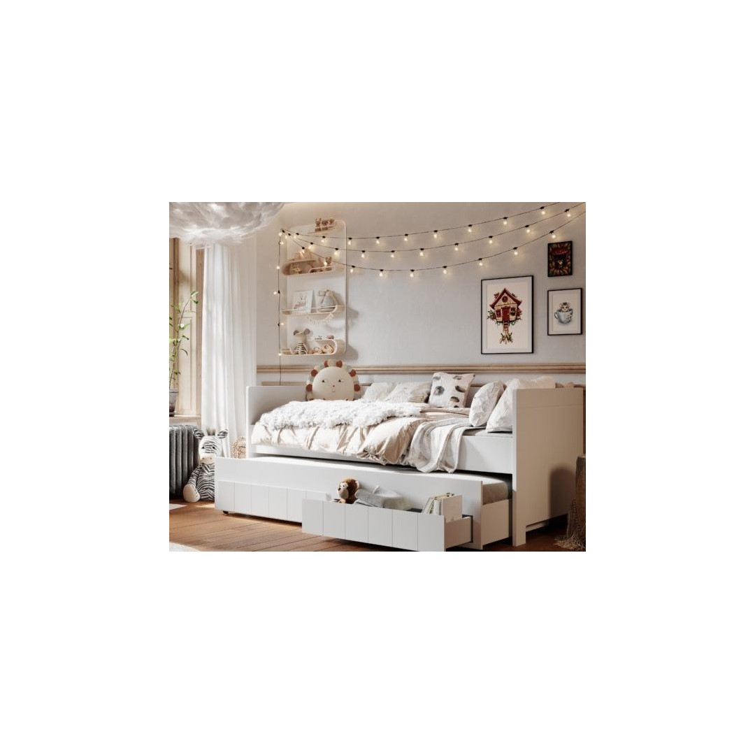 Pinio Calmo Łóżko DAYBED 200X90 Białe