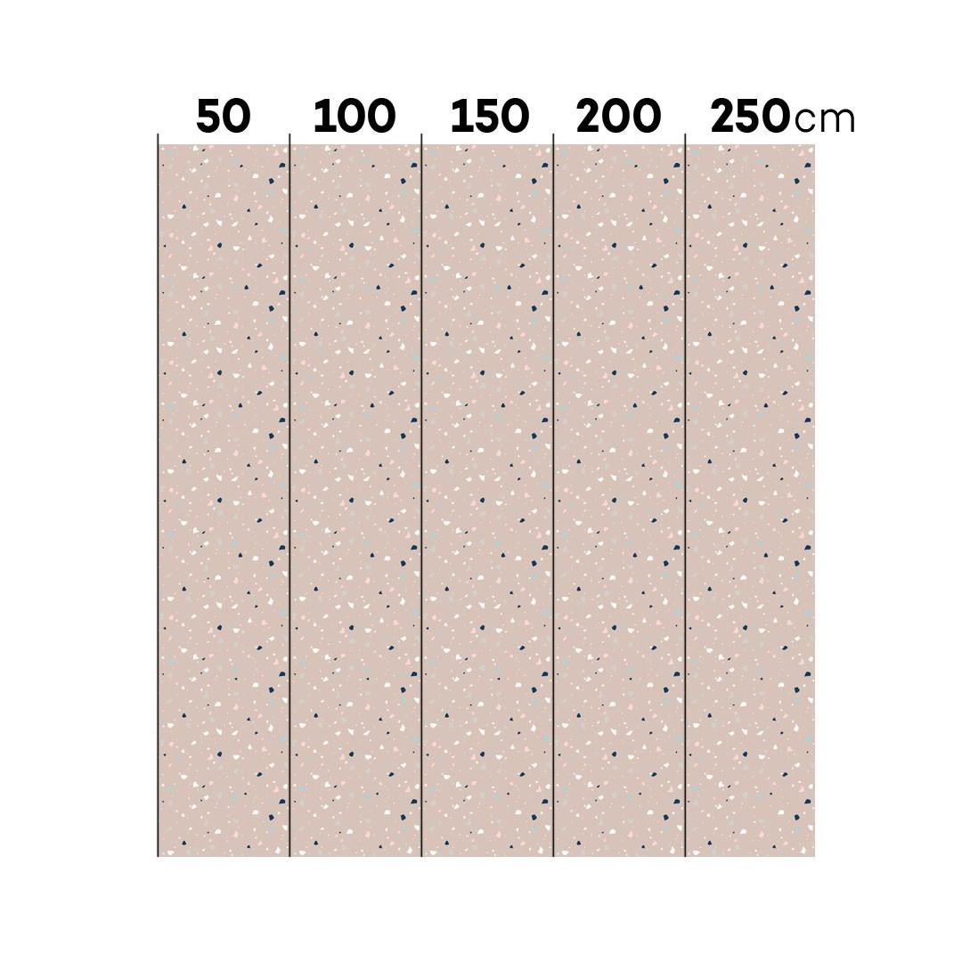 Tapeta SIMPLE terazzo mocca - Dekornik