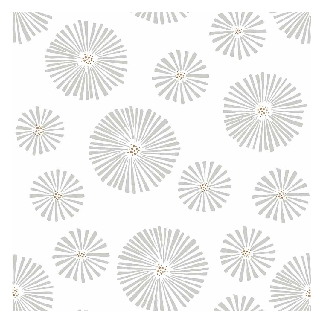 Tapeta CLASSIC graphic flowers light - Dekornik