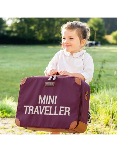 Childhome Walizka dziecięca Mini traveller Aubergine