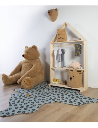Childhome Pluszowy pojemnik na zabawki 30 x 30 x 30 cm Teddy Bear