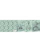 Próbka tapety MALUMI do pokoju dziecięcego - Deer & Friends Mint