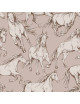 Tapeta Horses Beige - Dekornik