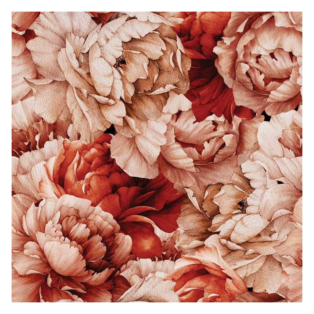Tapeta Kolorowe peonie - Dekornik