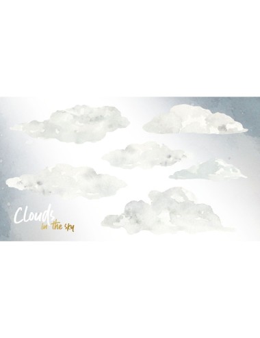 Naklejka Clouds in the sky...