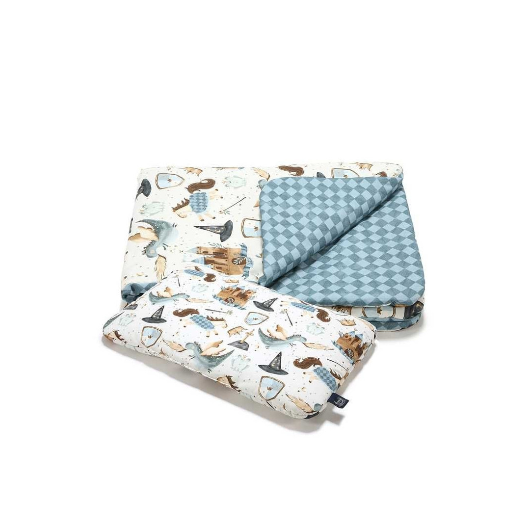 PRINCE | PRINCE CHESSBOARD- komplet pościeli z wypełnieniem 110x140 - mysweetroom.pl