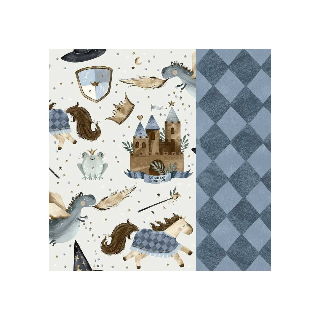 PRINCE | PRINCE CHESSBOARD- komplet pościeli z wypełnieniem 110x140 - mysweetroom.pl