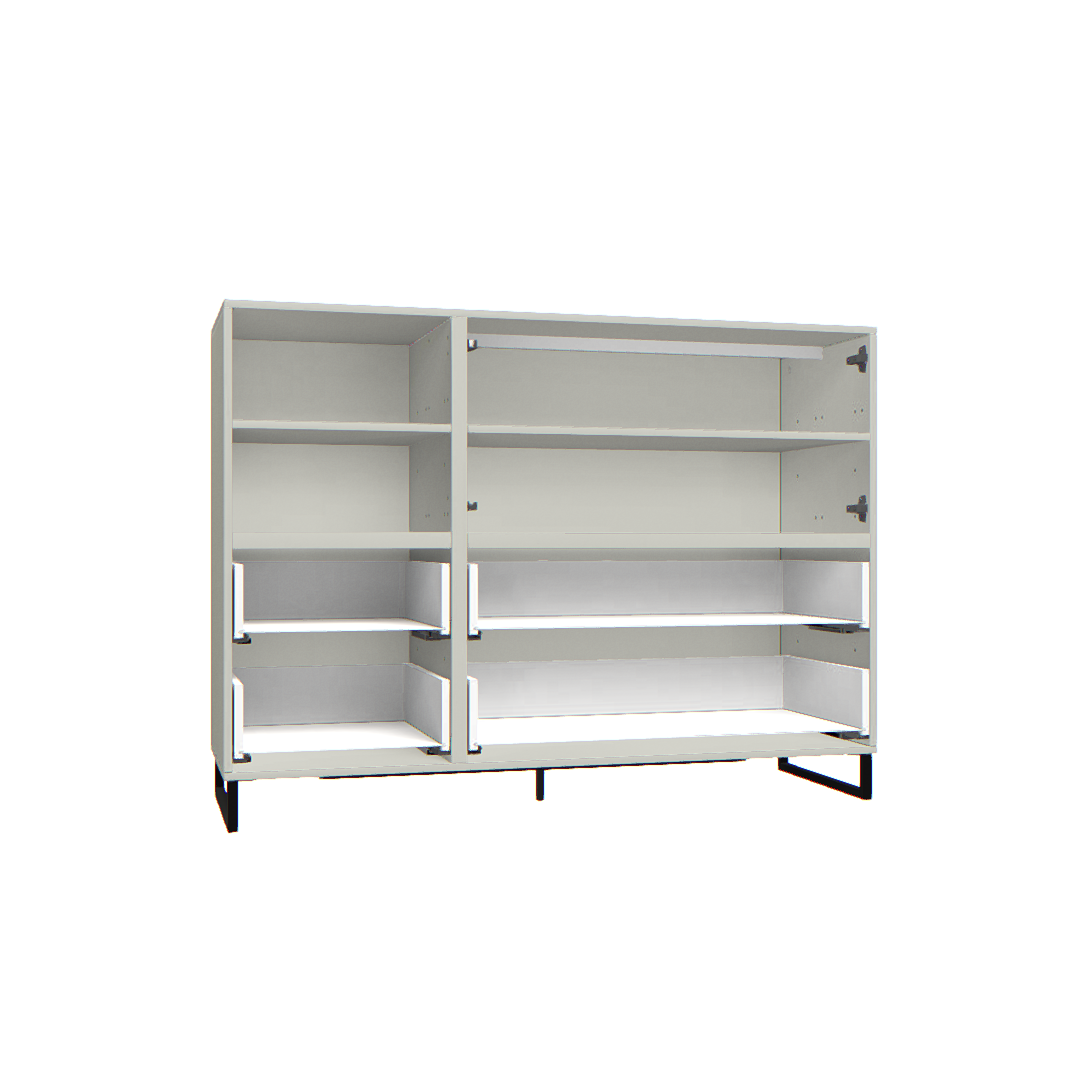Komoda szeroka szara Creative - Loft VOX