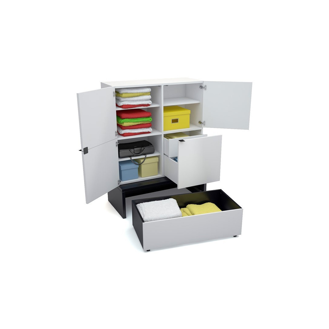 Komoda szeroka z podestem 106x95 Young Users VOX