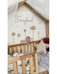 Fairyland napis z kwiatami - Drewniakowa