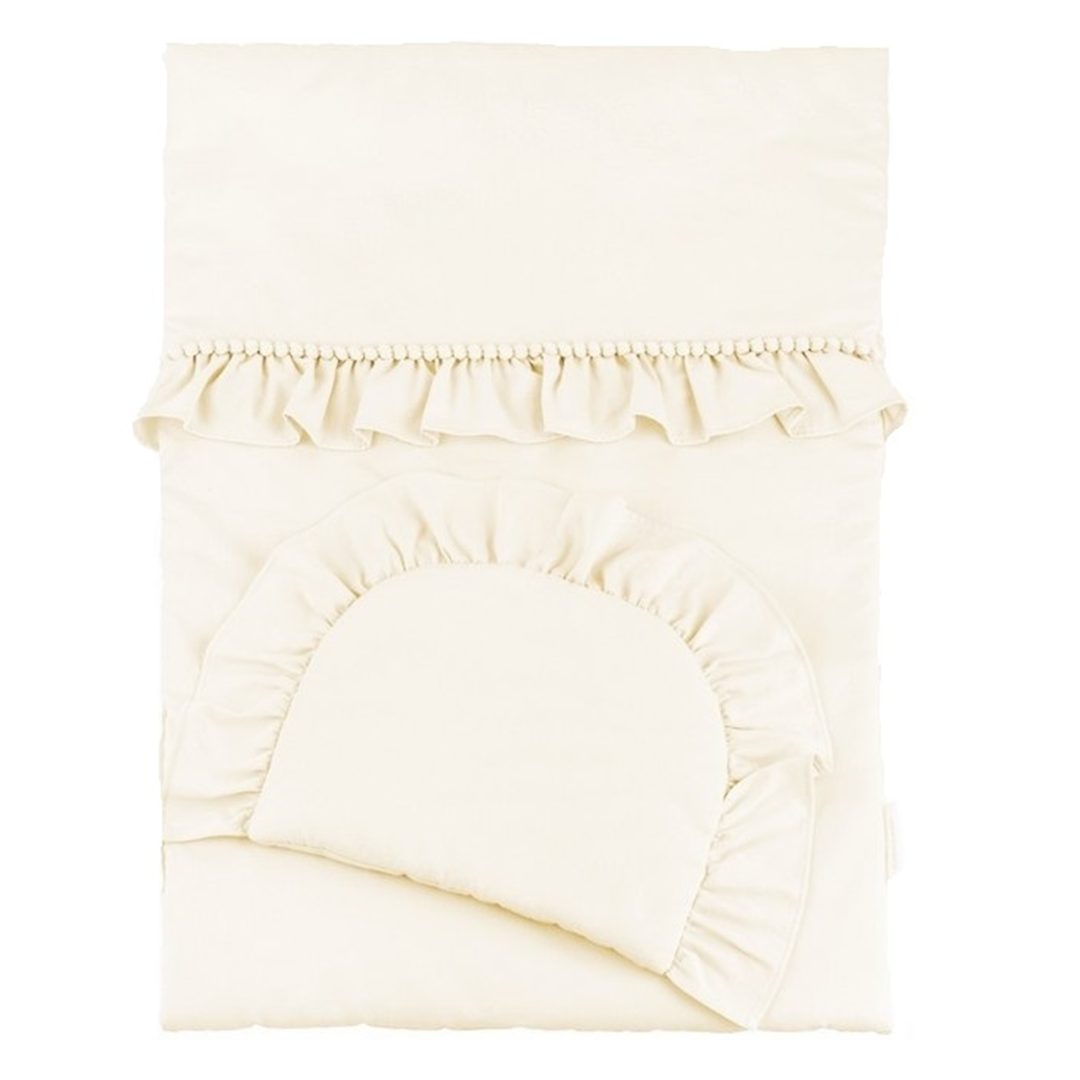 Pościel noworodkowa z falbanką 50x65 (boho) - Cotton&Sweets