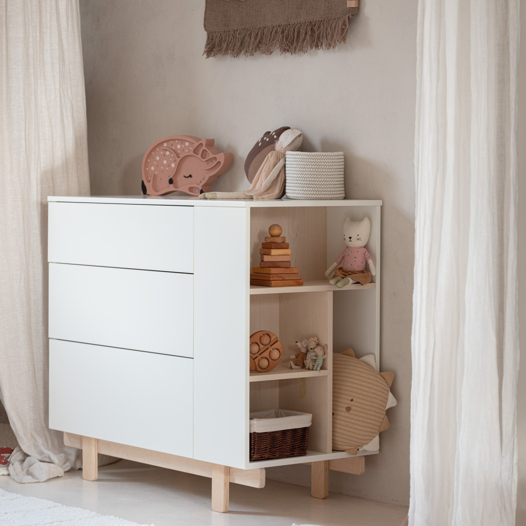 Komoda Basic Wood Luck biała