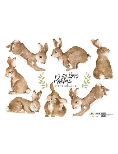 Naklejka Happy Rabbits...