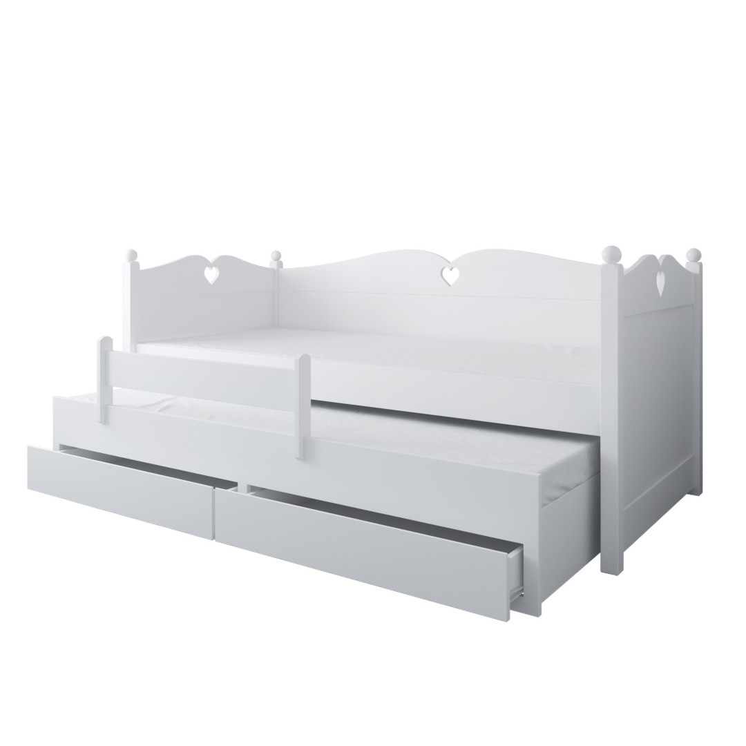 DIANA łóżko podwójne Daybed dla dziewczynki 90x200 - MySweetRoom