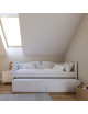 DIANA łóżko podwójne Daybed dla dziewczynki 90x200 - MySweetRoom