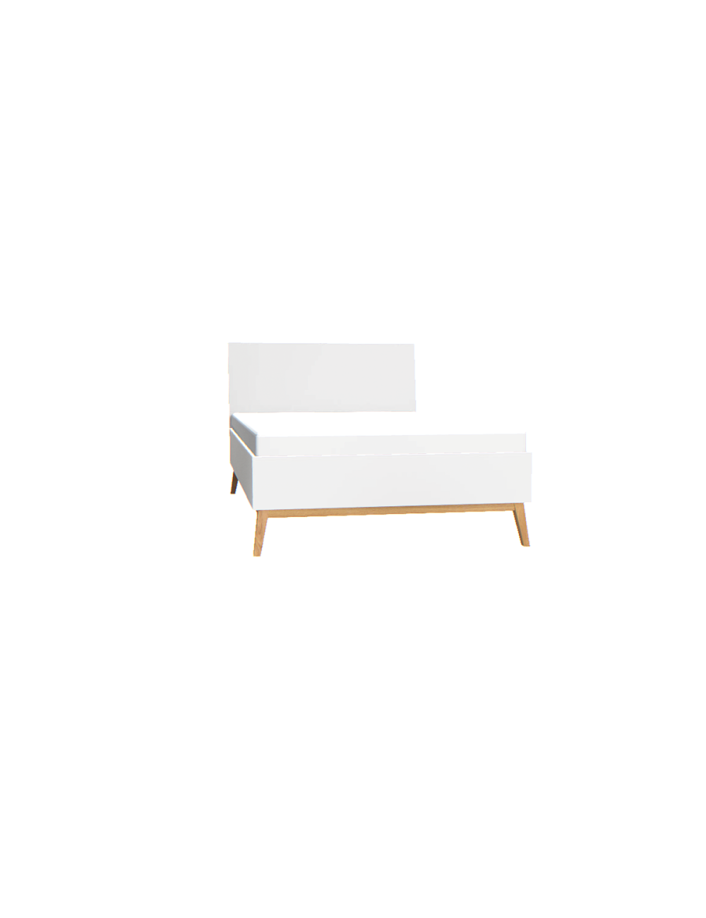 Łóżko 120x200 białe Creative | VOX