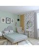 Tapeta w czarno białe konie do pokoju dziecka - MySweetRoom