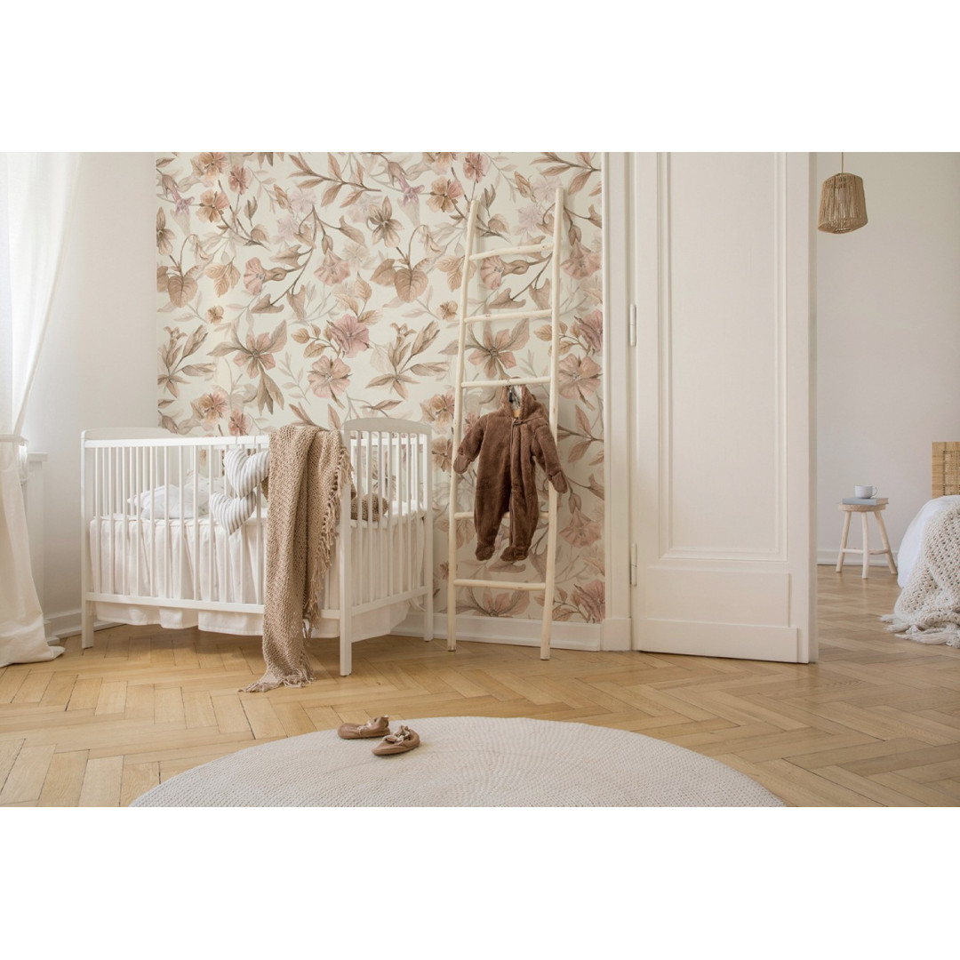 MALUMI TAPETA DO POKOJU DZIECIĘCEGO GRANDMA'S LULLABY - kwiatowa tapeta dla dzieci w stylu vintage