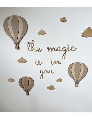 Napis "the magic is in you"...