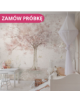 MALUMI TAPETA DO POKOJU DZIECIĘCEGO MERRY CHERRY - powder - tapeta dziecięca z drzewem wiśni i kwiatami