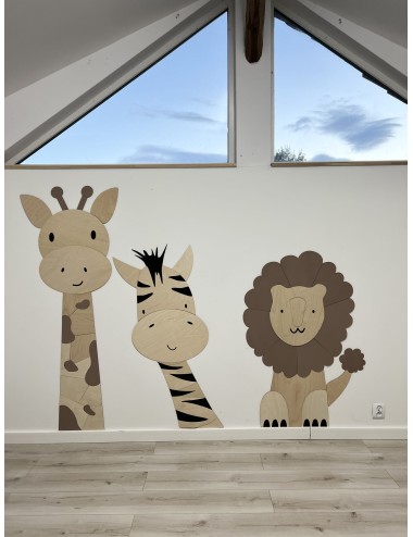 Drewniana Zebra na ścianę -...