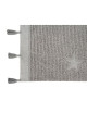 Lorena Canals Dywan bawełniany Hippy Stars Grey 120 x 175 cm