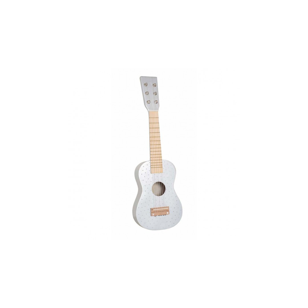 Drewniana gitara srebrna Jabadabado