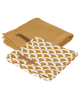 Little Dutch Otulacze 70 x 70 cm (2 szt.) Sunrise Ochre / Pure Ochre T