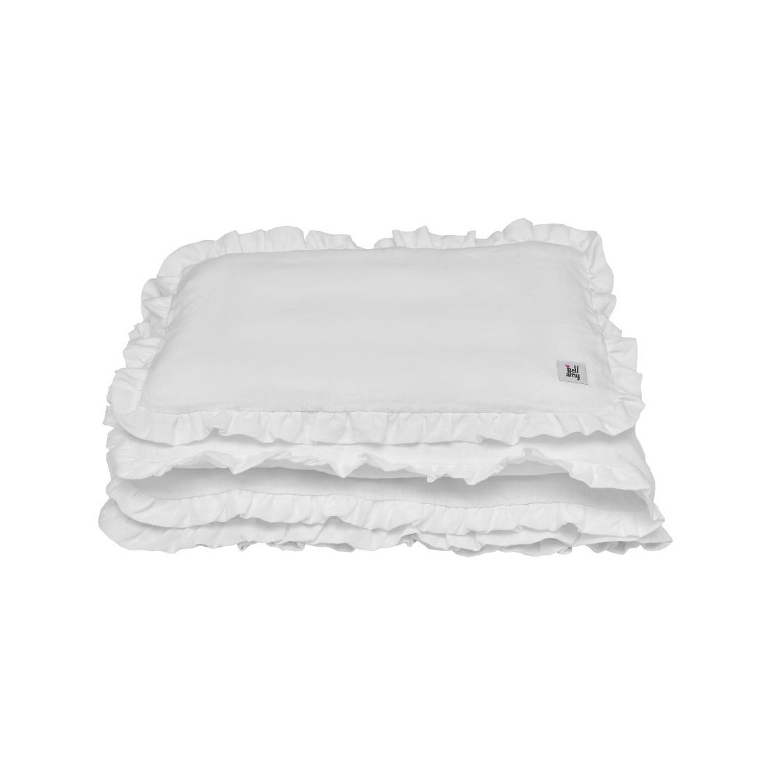 Snowy white lniana pościel 2-el z wypełnieniem M