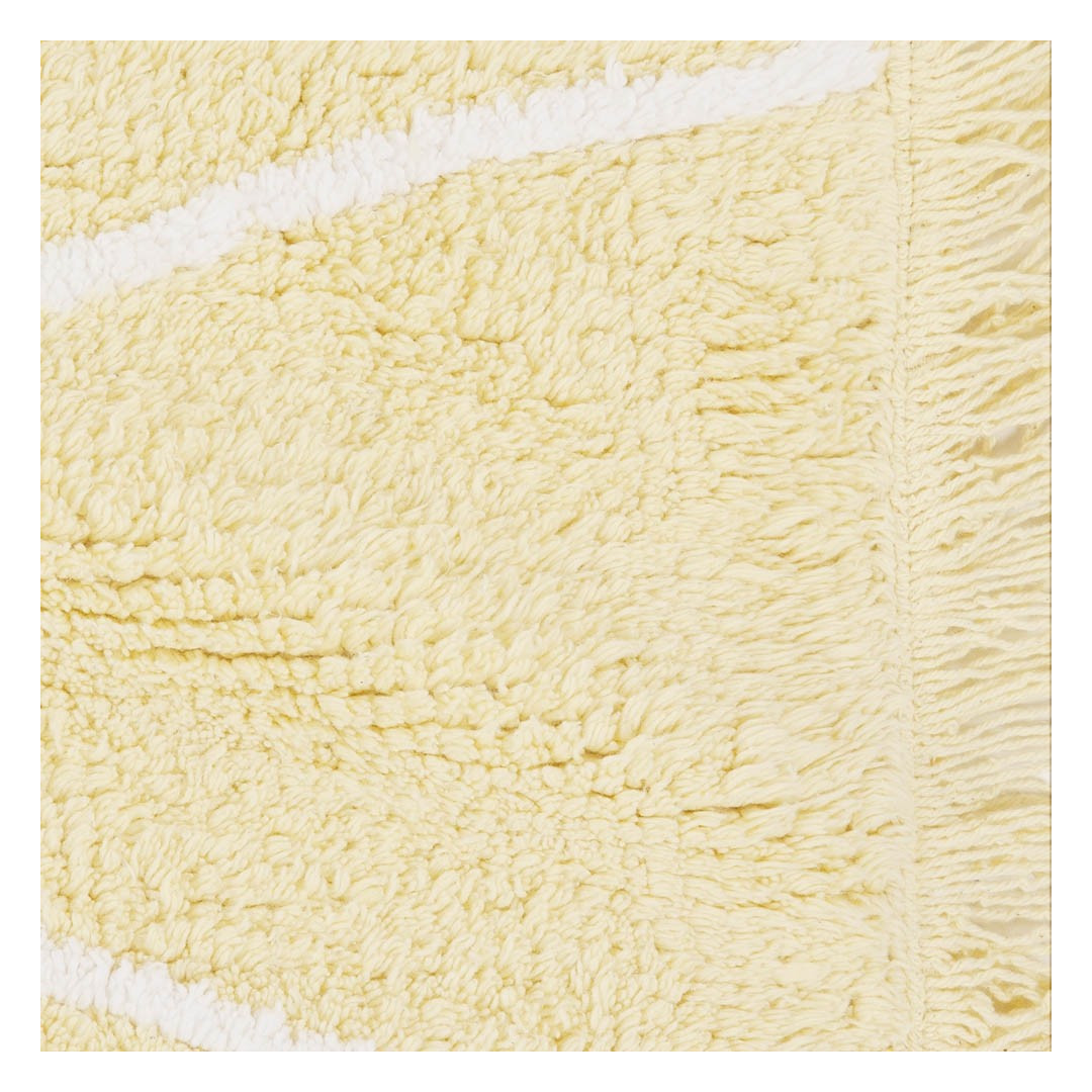 Lorena Canals Dywan bawełniany Hippy Yellow 120 x 160 cm