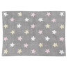 Dywan Tricolor Stars Pink Lorena Canals - MySweetRoom