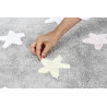 Dywan Tricolor Stars Pink Lorena Canals - MySweetRoom