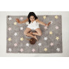Dywan Tricolor Stars Pink Lorena Canals - MySweetRoom