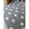 Dywan Tricolor Stars Pink Lorena Canals - MySweetRoom