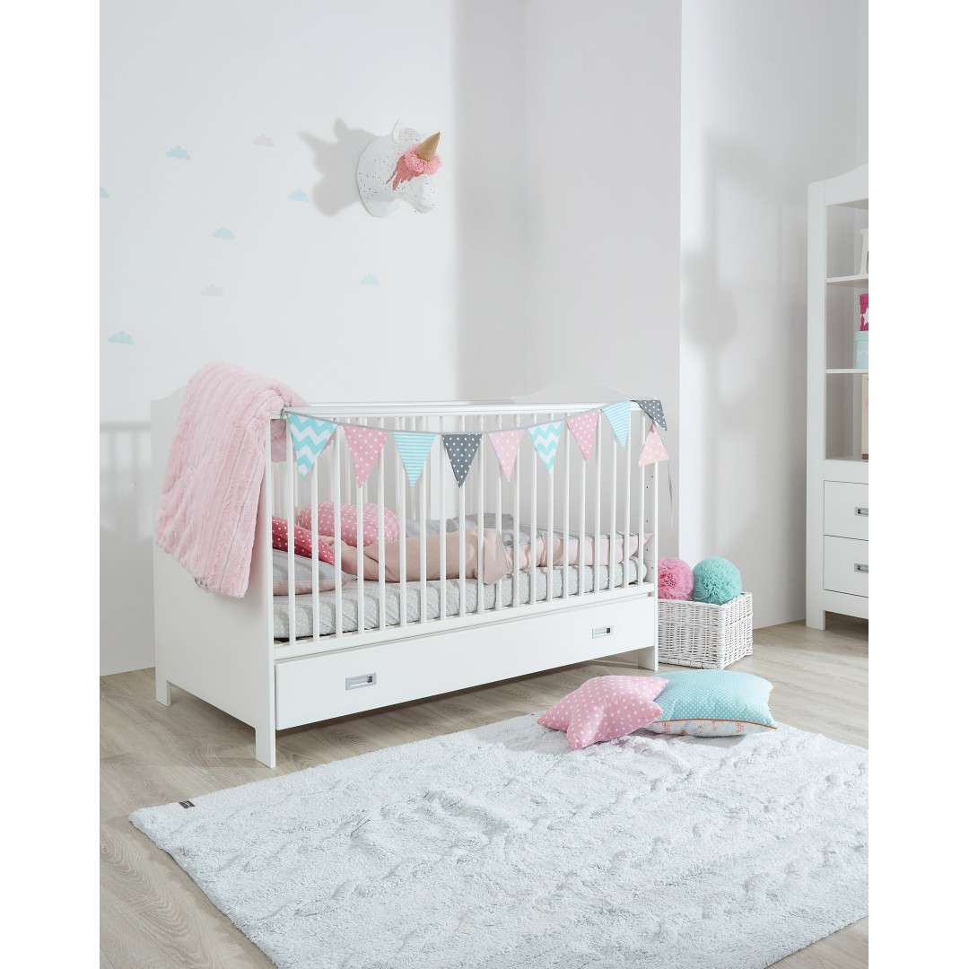 Lorena Canals Dywan bawełniany Trenzas Soft Blue Small 80 x 120 cm