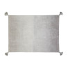 Lorena Canals Dywan bawełniany Degrade Dark Grey-Grey 120 x 160 cm