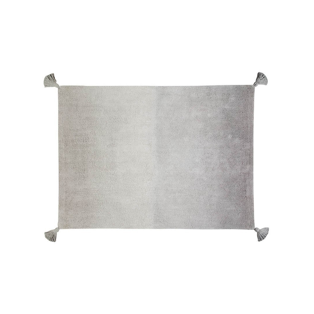Lorena Canals Dywan bawełniany Degrade Dark Grey-Grey 120 x 160 cm