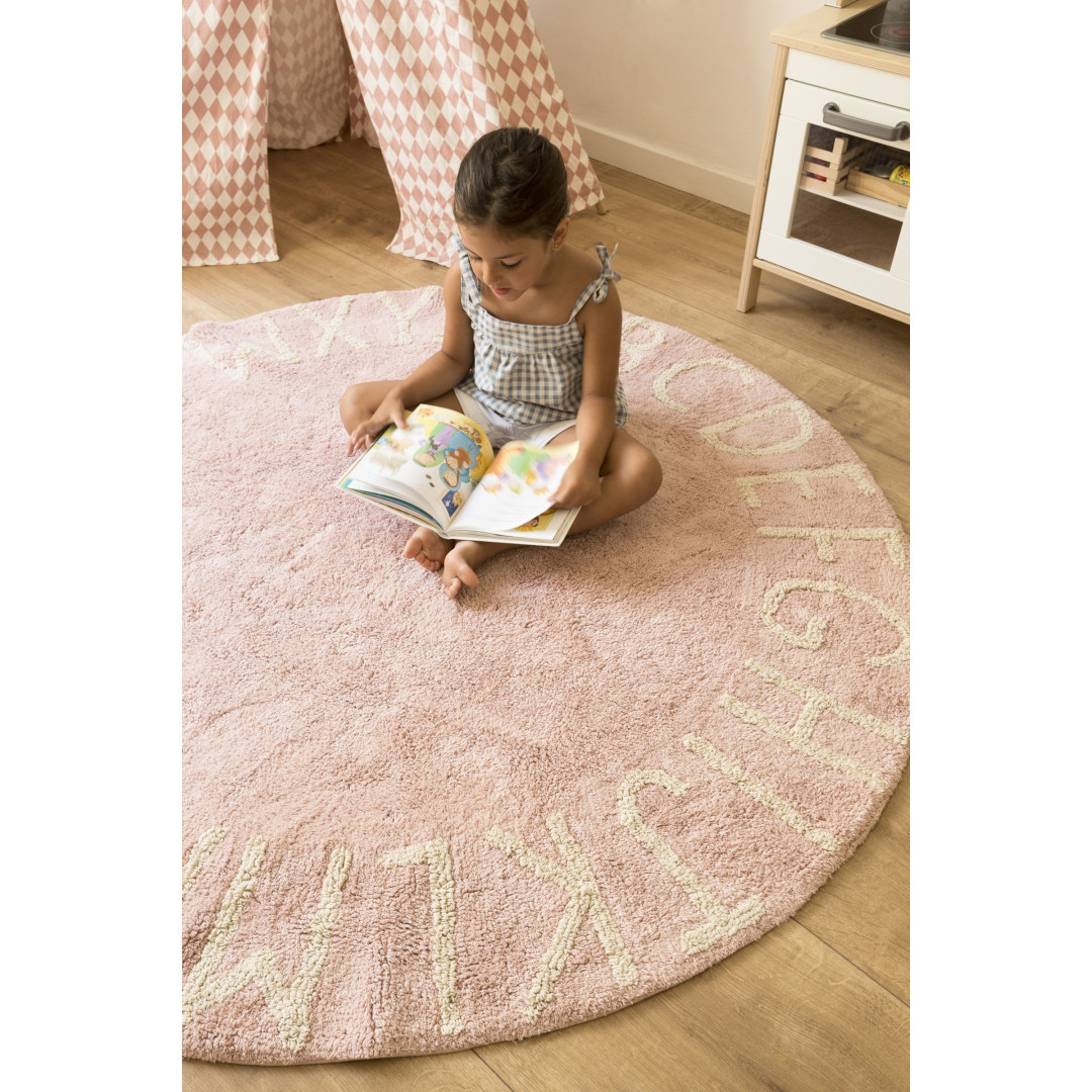 Dywan Round ABC Vintage Nude-Natural  Lorena Canals - MySweetRoom