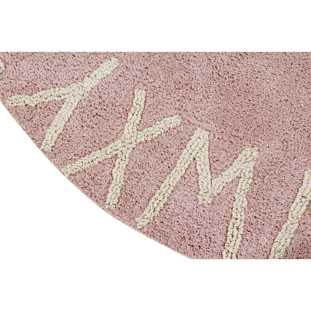 Dywan Round ABC Vintage Nude-Natural  Lorena Canals - MySweetRoom