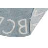 Dywan Round ABC Vintage Azul-Natural Lorena Canals - MySweetRoom