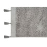 Lorena Canals Dywan bawełniany Hippy Stars Grey 120 x 175 cm