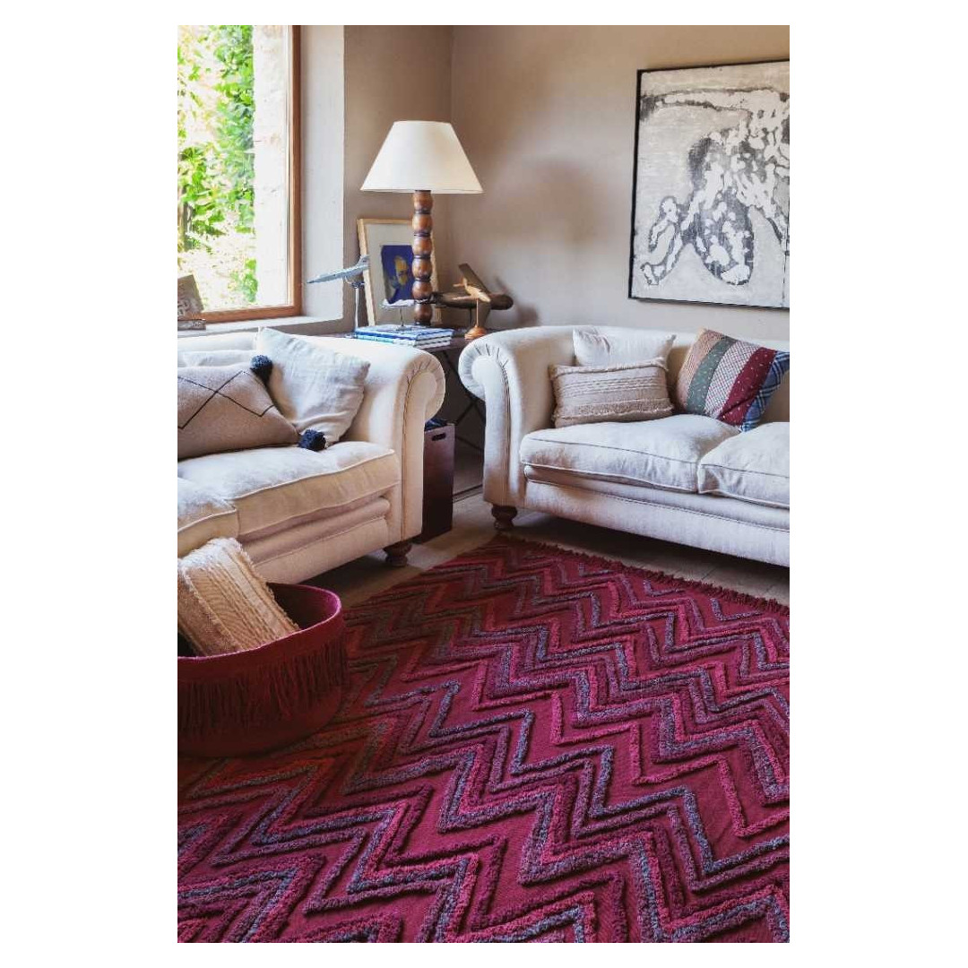 Lorena Canals Dywan bawełniany Earth Savannah Red 170 x 240 cm