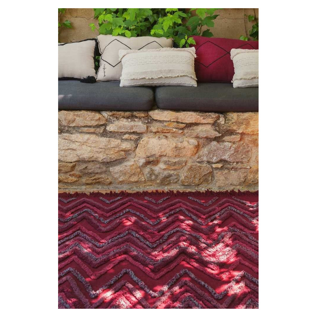 Lorena Canals Dywan bawełniany Earth Savannah Red 170 x 240 cm