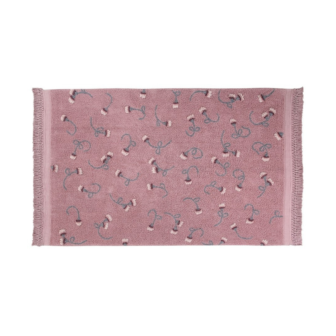 Lorena Canals Dywan bawełniany English Garden Ash Rose 140 x 210 cm
