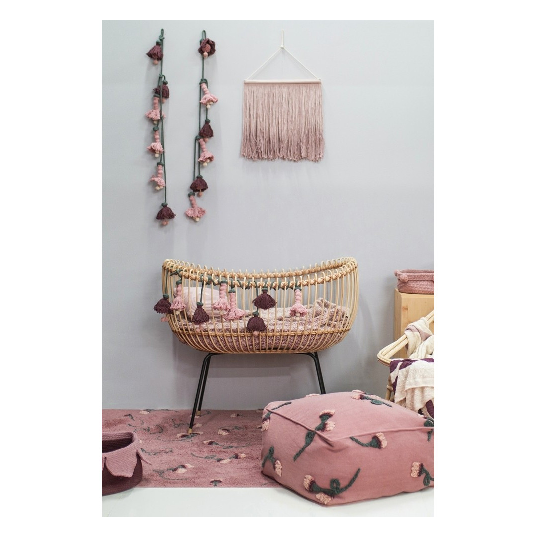 Lorena Canals Dywan bawełniany English Garden Ash Rose 140 x 210 cm