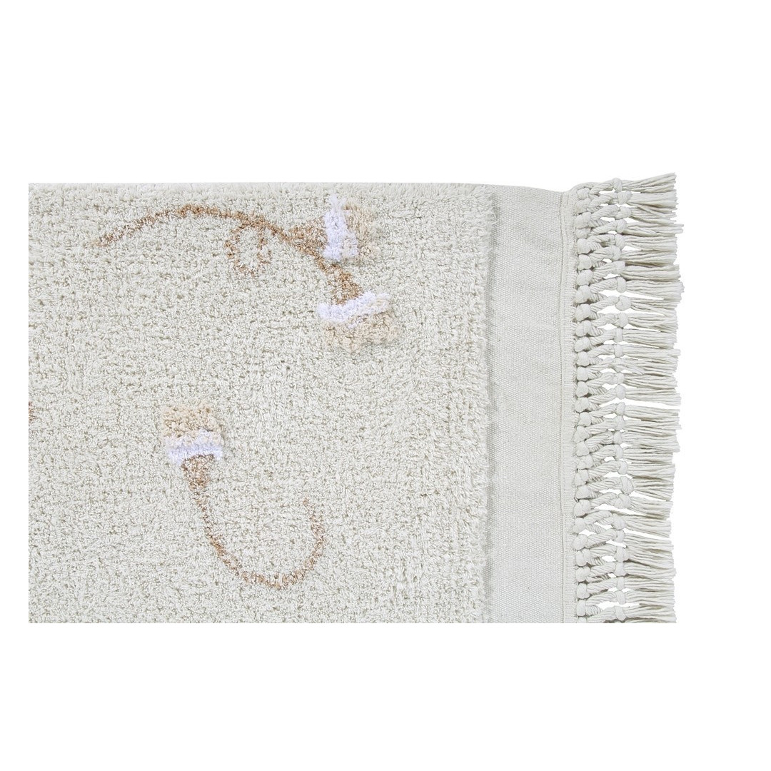Lorena Canals Dywan bawełniany English Garden Ivory 140 x 210 cm