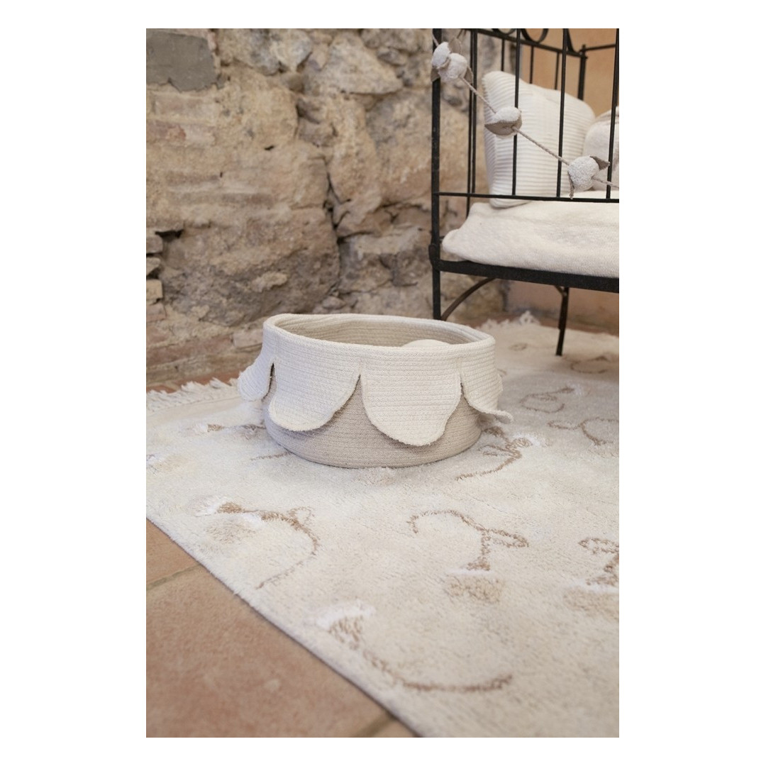 Lorena Canals Dywan bawełniany English Garden Ivory 140 x 210 cm